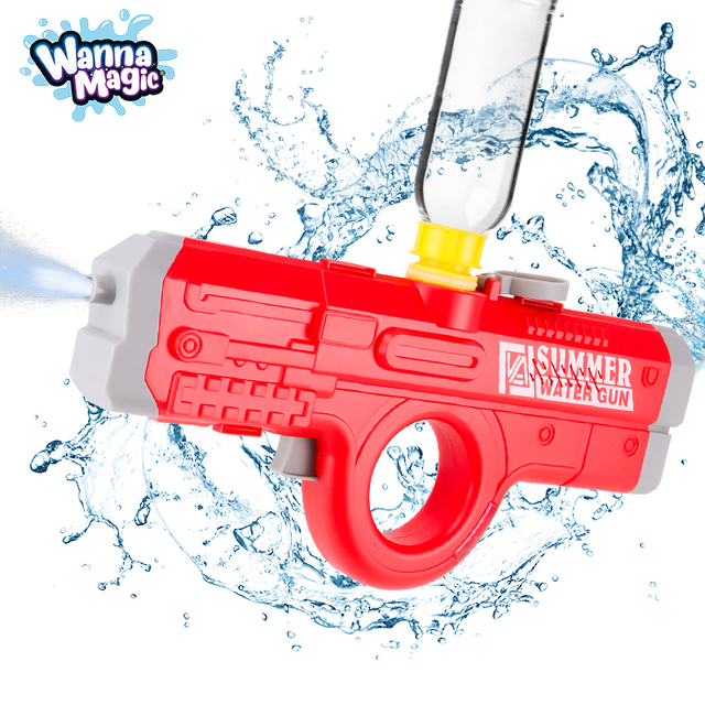 Summer Outdoor Electric Water Gun for Adults and Kids Long Range Water Blaster for Fun Games