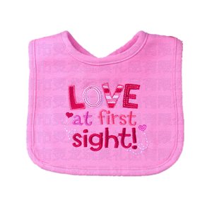 Ropa infantil Algodón Tieback Feed Pink Teddy Saliva Toalla - Product Image 1