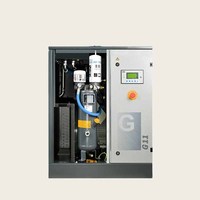 Atlas Copco G11 con secador de aire Atlas Copco G11 Compresor de aire de tornillo de inyección de aceite 11kW Modelo de paquete