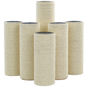 Accesorios para rascadores de gatos DIY (Postes de sisal de tubo de PVC, Postes rascadores para gatos, Postes de cuerda de cáñamo, Postes de repuesto) - Product Image 2