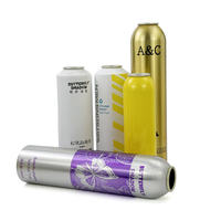 Bouteille pulvérisateur cosmétique cylindrique en aluminium 100ml 450ml, laquée mate, légère, résistante à la corrosion, avec bouchon couronne, pour protection solaire et stylisation