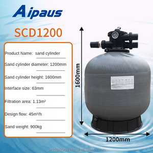 ตัวกรองแบบติดด้านบนสีเทา, สีส้ม300kpa/44psi/ 3.0bar PE สำหรับสระว่ายน้ำและทราย - Product Image 3