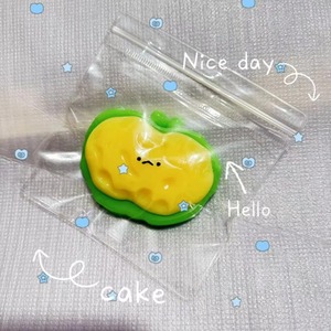 Novedosos juguetes de goma con forma de sándwich, simulación de alimentos, rebote lento, suaves para aliviar la presión, unisex - Product Image 2