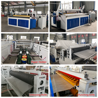 Máquina Automática para Rebobinar Papel Higiénico, Máquina para Fabricar Rollos de Papel Higiénico