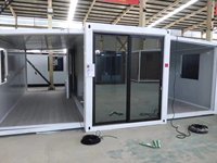 Maisons préfabriquées de luxe en conteneurs de 20 pieds, 2 chambres, Australie, maison en conteneurs extensible de 40 pieds avec salle de bain complète