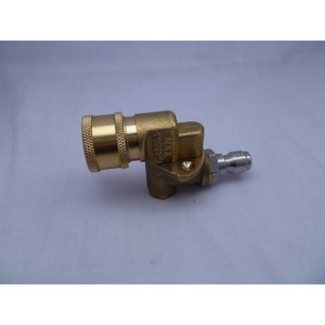 High Pressure Car Wash Nozzle Connector 1/4 Quick Connect Three Position Rotating Bend For 7 Types Fan Shaped Nozzles - Product Image 1