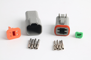 CHENF Connecteur Mâle/Femelle Série Deutsch DT 2/3/4/6/8/12 Broches Étanche Ignifuge pour Batterie et Faisceau de Câblage de Camion 12V - Product Image 5