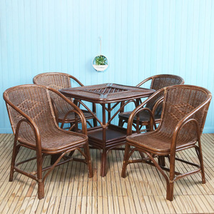 Juego <span class=keywords><strong>de</strong></span> mesa <span class=keywords><strong>de</strong></span> comedor <span class=keywords><strong>de</strong></span> ratán nórdico moderno muebles <span class=keywords><strong>de</strong></span> marco <span class=keywords><strong>de</strong></span> acero para exteriores para hoteles <span class=keywords><strong>playa</strong></span> parques y restaurantes al por mayor - Product Image 6