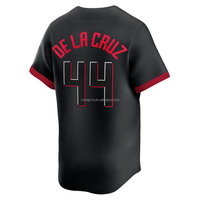 Camiseta de Béisbol Bordada al por Mayor de los Cincinnati Red USA # 44 Elly De La Cruz # 11 Barry Larkin # 7 Prendas Deportivas de Softbol Spencer Steer