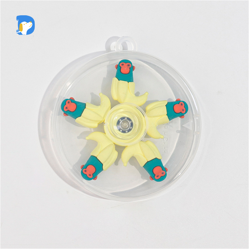 3D Anti-Anxiety Fidget Spinner Toy Unicorn Printed Stress Relief Hand Spinner Made of Durable Silicone