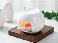 Nouvel arrivage Diffuseur d'arômes en céramique pour bougies chauffe-plat d'huiles essentielles pour l'aromathérapie Pot à bougies en poterie de Noël Nouveaux parfums