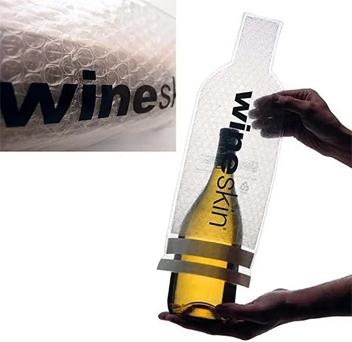 Bolsa à prova de vazamento, popular, acolchoada, garrafa de vinho, bolsa de viagem, protetor de vinho