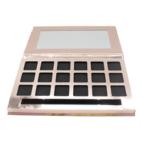 Carton avec logo personnalisé 4 6 8 10 12 casseroles boîte de fard à paupières vide palette de fard à paupières magnétique boîte d'emballage de maquillage