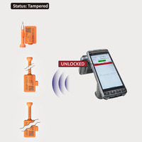 Smart UHF Logistics Container RFID Lock Seal Tamper Evident Serrure électronique Pin-type Steel Bar Security E-seal