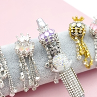 51218 luxe strass couronne gland fantaisie perles pour stylo bricolage perles avec diamant chaîne téléphone fabrication de bijoux accessoires