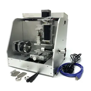 Máquina de gravação de joias AM30 Cortador CNC Router Anel de escultura de metal Máquina de marcação de fresagem Controlador USB
