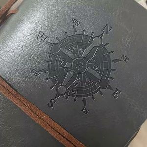 <b>A6</b> Vintage Leather Cover Journals Handmade Travel Kraft Paper Blank Notebook Custom Promotional Gifts - Product Image 5