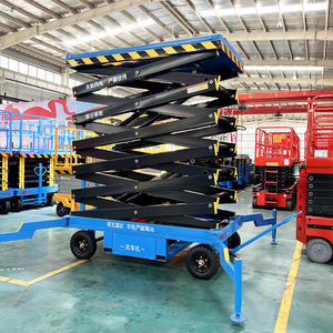 Plataforma Elevadora Eléctrica Remolcable, Elevador de Trabajadores, Elevador Aéreo Móvil Manual, Plataforma Elevadora de Tijera Hidráulica - Product Image 1