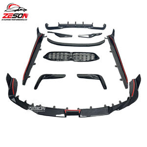 Gran oferta de faldas laterales de labio delantero de fibra de carbono, difusor Spoiler Griller Canards Splitter para <span class=keywords><strong>BMW</strong></span> <span class=keywords><strong>M8</strong></span> F91 F92 F93, <span class=keywords><strong>Kit</strong></span> de carrocería - Product Image 4
