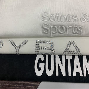 T-shirt de <span class=keywords><strong>sport</strong></span> en coton et élasthanne Muscle Fitness, col rond, logo sur le devant, respirant, extensible, coupe ajustée, décontracté, pour hommes - Product Image 4