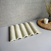 Panel Dinding PVC RUITONG Khusus Tahan Air Dekorasi Interior Mewah Louver Arang Apartemen Hotel Tahan Api