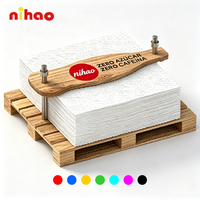 NIHAO Distributeur de serviettes en bois commercial pour hôtel, café, table à manger, OEM, ODM, taille et logo personnalisés
