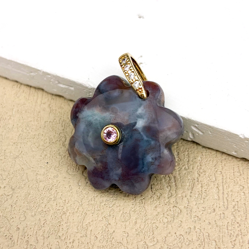 Purple stone - gold