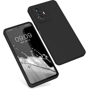 Funda para Xiaomi 11T 11T Pro, funda protectora trasera delgada de silicona TPU para teléfono, color negro - Product Image 6