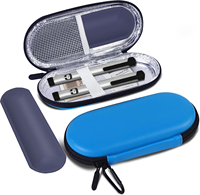 Étui de voyage isotherme portable en polyester pour médicaments diabétiques, sac isotherme pour insuline, 2 blocs réfrigérants réutilisables, organiseur pour insuline