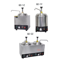Réchauffeur de fromage avec pompe Machine de fabrication de fromage 2.3L 300W Réchauffeur de fudge chaud Distributeur de fromage chaud pour sauce d'assaisonnement à la confiture de salade