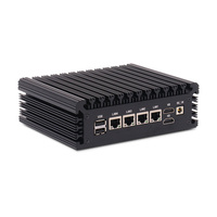 Mini PC Industrial Linkleaps Intel I210AT, 4 Puertos Gigabit Ethernet, Sin Ventilador, Cuatro Núcleos, 4 Subprocesos, 32 GB de RAM