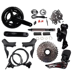 ชุดเกียร์อิเล็กทรอนิกส์ <span class=keywords><strong>Shimano</strong></span> <span class=keywords><strong>105</strong></span> <span class=keywords><strong>Di2</strong></span> R7170 12/24 สปีด พร้อมชุดเกียร์หน้า/หลัง R7150 แบตเตอรี่ DN300 สำหรับจักรยานเสือหมอบ ระบบเบรกดิสก์ - Product Image 1