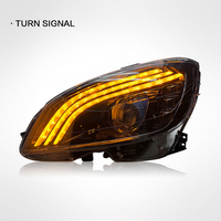Phares LED modifiés pour Mercedes-Benz Classe C W204 2007-2011, phares LED DRL, clignotants, feux de route 12V