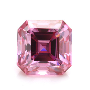 Cadermay Pink Moissanite Loose Stone Square Cut Lab Created Gemstone For Jewelry Making 0.5ct 3ct - Product Image 4