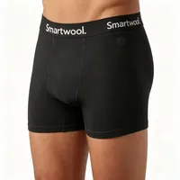 Caleçons Boxers Homme en Laine Mérinos Tricotée Taille Basse Respirants Anti-Odeur Sport Logo Personnalisé Ceinture Élastique Prêts à l'emploi OEM Vente en Gros