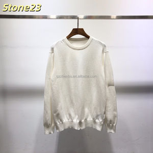 <span class=keywords><strong>Pull</strong></span> en <span class=keywords><strong>coton</strong></span> et nylon mélangé au crochet unisexe, tricot d'hiver, vente en gros personnalisée en vrac pour hommes et femmes - Product Image 2