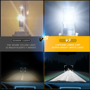 90 Wát D Series LED Đèn D2 D4 Car Led Đèn Pha thay thế HID Cắm và chơi 6500K tự động chiếu sáng nhà máy trực tiếp lỗi miễn phí - Product Image 3