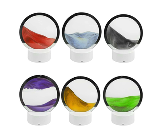 โคมไฟ LED สร้างสรรค์ โคมไฟทรายไหล <span class=keywords><strong>ภาพ</strong></span>ศิลปะทรายเคลื่อนไหว นาฬิกาทราย 3 มิติ <span class=keywords><strong>ภาพ</strong></span>ทรายทะเลลึก โคมไฟห้องนอน สำหรับตกแต่งบ้าน ของขวัญ - Product Image 6