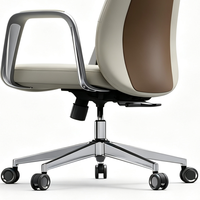 Chaises de bureau de direction contemporaines personnalisées en cuir synthétique de luxe pour bureaux commerciaux
