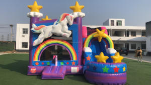 2025 Offre Spéciale brillant étoile rêve licorne gonflable château videur avec <span class=keywords><strong>piscine</strong></span> d'eau pour la fête d'été - Product Image 5