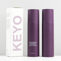 Bouteille de pulvérisation de brume bouteille en plastique cosmétique de couleur personnalisée 100ml 120ml 150ml 200ml bouteille de pulvérisateur de brouillard de maquillage de parfum avec boîte