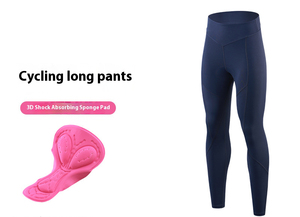 Pantalones Largos de Ciclismo para Mujer, Personalizados OEM, Transpirables, Antibacterianos, Resistentes al Viento, Ligeros, que Absorben la Humedad, con Almohadilla de Esponja 3D que Absorbe los Impactos - Product Image 3
