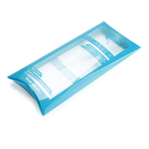 Chinese Manufacturers Wholesale Gift Packaging Pvc Material square Shape Transparent Pillow Shape <b>Plastic</b> <b>Boxes</b> with a Hook - Product Image 6