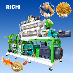 Richi CE chứng nhận 1-2t/h cá da trơn cá rô phi nhà máy thức ăn cho cá - Product Image 1
