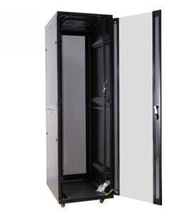 Gabinete de Red para Servidor de Pie, Estándar IEC297-2, 18U-47U, Tamaño Personalizable, Carga Estática de 800 kg, Clasificación IP20, Acero SPCC en Stock - Product Image 1