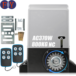 Kit d'ouverture de porte automatique coulissante électrique au design moderne, capacité maximale 800 kg, avec fonction de cycle à bouton unique - Product Image 1