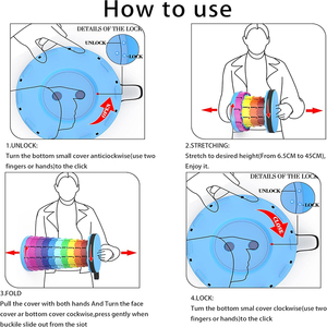 Sillas Plegables Ligeras de Plástico, Imprescindibles para Campamentos y Senderismo en Todas las Estaciones - Product Image 2