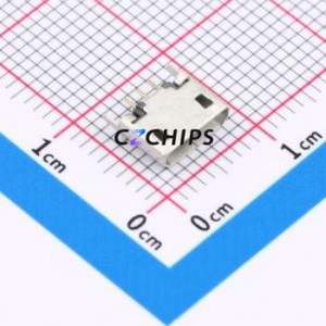 MU-106-ARW USB Connector Through hole Component (THT) Connector Micro-B USB 2.0 Female Through Hole - Product Image 1