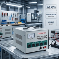 Einphasiger Automatischer Spannungsstabilisator 2KVA AC-Spannungsregler mit Digitalanzeige für Haushaltsgeräte