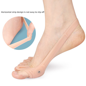 Séparateur <span class=keywords><strong>d</strong></span>'<span class=keywords><strong>orteils</strong></span> en silicone à cinq trous, correcteur <span class=keywords><strong>d</strong></span>'hallux valgus, redresseur, réglable, élastique, protecteur de pied souple - Product Image 5